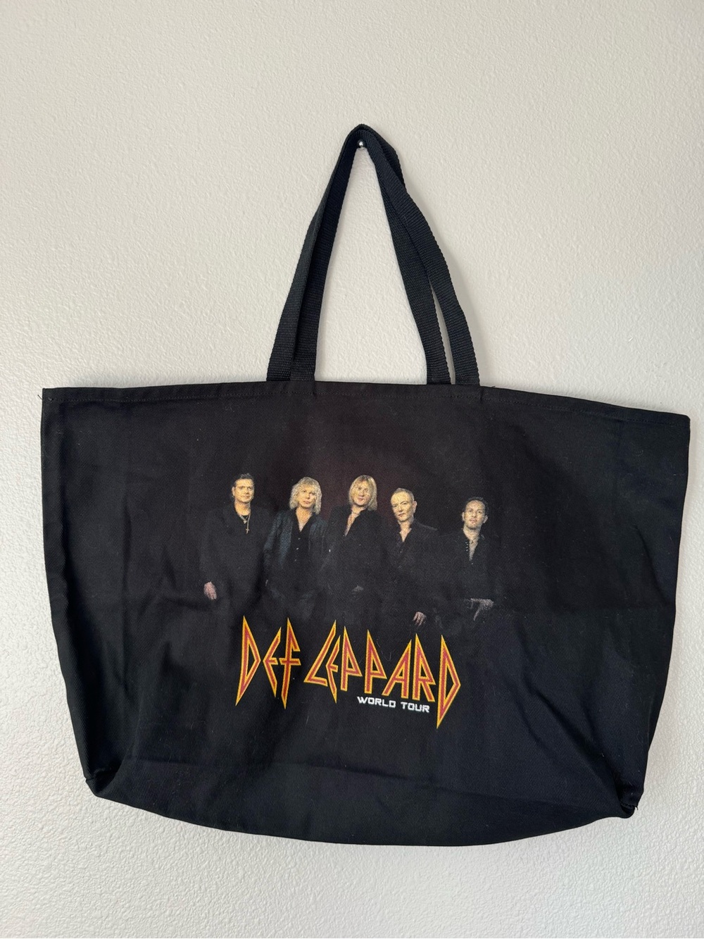 Def Leppard Unisex World Tour Canvas Collectible Travel Tote Bag